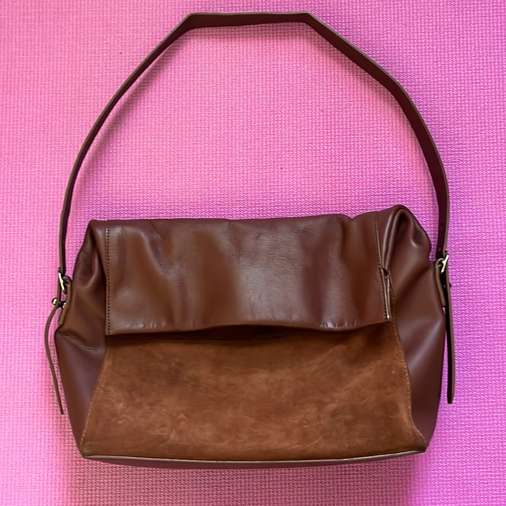 ‘All Saints’ brown leather purse!